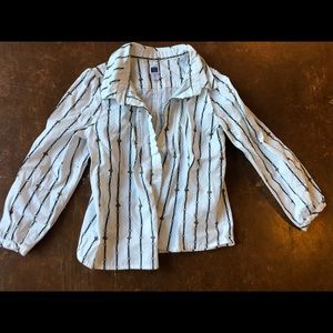 Janie and Jack horse button down shirt